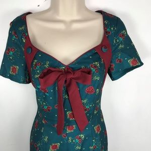 Voodoo Vixen Retro Dress NWT Rockabilly
